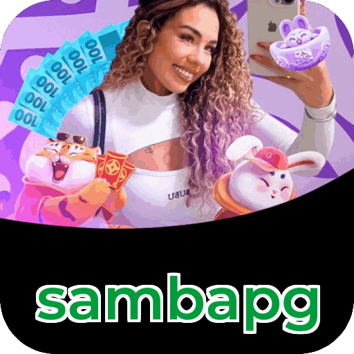 Passo a passo visual mostrando processo de download e instalação do aplicativo sambapg